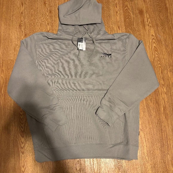 NWT Sitka Gear Icon Classic Hooded Sweatshirt Field Gray XXL - Picture 1 of 6